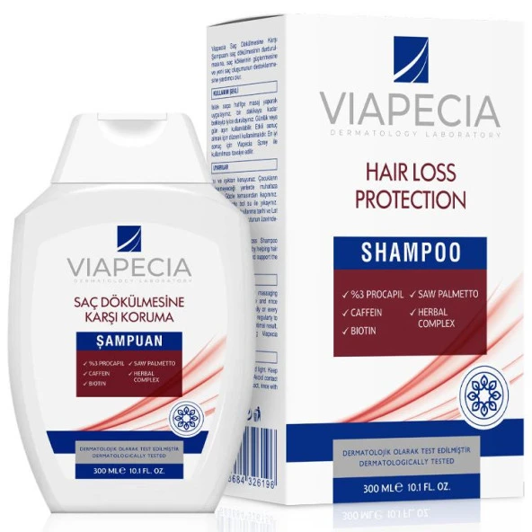 Viapecia Saç Dökülmesine Karşı Koruma Şampuan 300 Ml