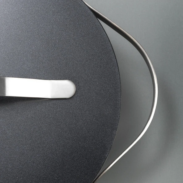 Schafer Moonlight Seramik Tencere Seti 7 Parça-Siyah - 5