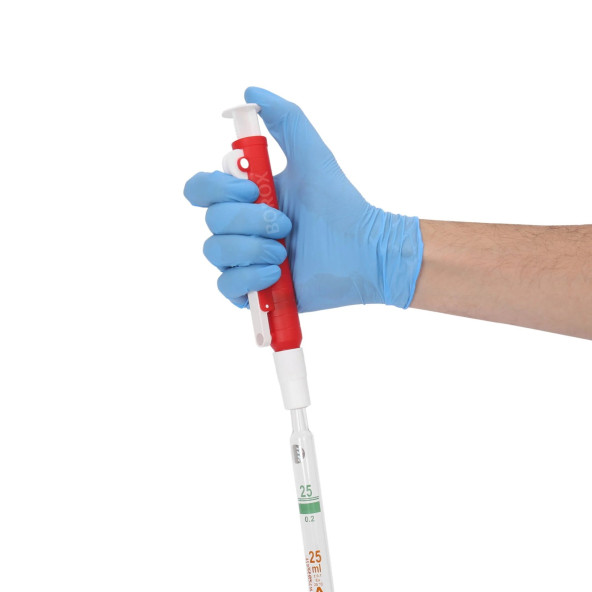 Pipet Pompası 25 ml - Pipet Puarı - Pi-Pump - Kırmızı