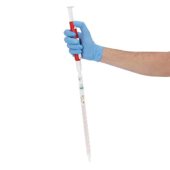 Pipet Pompası 25 ml - Pipet Puarı - Pi-Pump - Kırmızı - 4