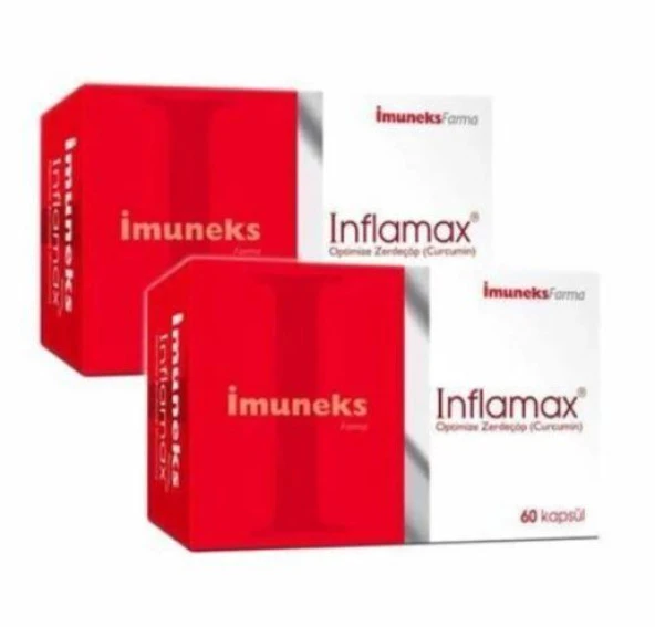 Imuneks Inflamax Optimize Zerdeçöp Curcumin 60 Kapsül X 2 ADET