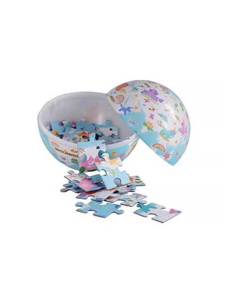 Gürbüz Unicorn Adventure Küre 15 cm ve 54 Parça Puzzle - 4
