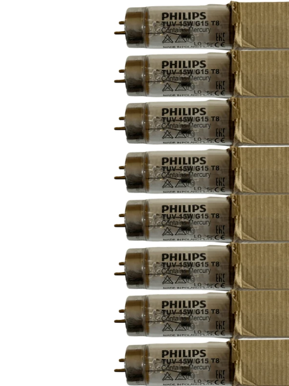 Philips Special TUV 15W G13 Duylu T8 Floresan (8 Adet)