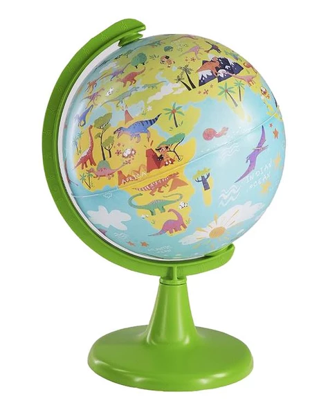 Gürbüz Dino World Küre 15 cm ve 54 Parça Puzzle - 2