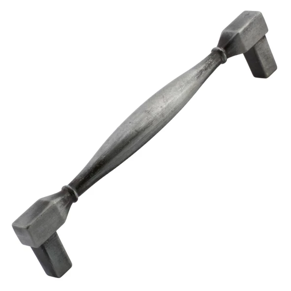 Kare Eskitme Antik Gümüş 96 mm Metal Mobilya Mutfak Çekmece Kapak Dolap Dolabı Kulpu Kulbu Kulpları - 2