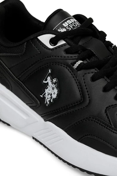 U.S. Polo Assn. POKER 4FX 101512098 Erkek Sneaker Ayakkabı Siyah 40-45 - 4