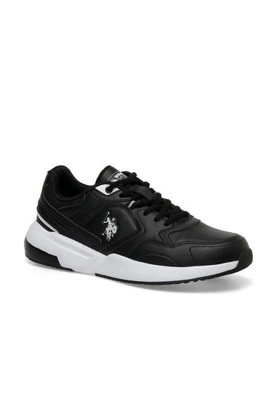 U.S. Polo Assn. POKER 4FX 101512098 Erkek Sneaker Ayakkabı Siyah 40-45