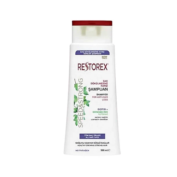 Restorex Speed and Strong Saç Dökülmesine Karşı Şampuan 500ml ürün görseli