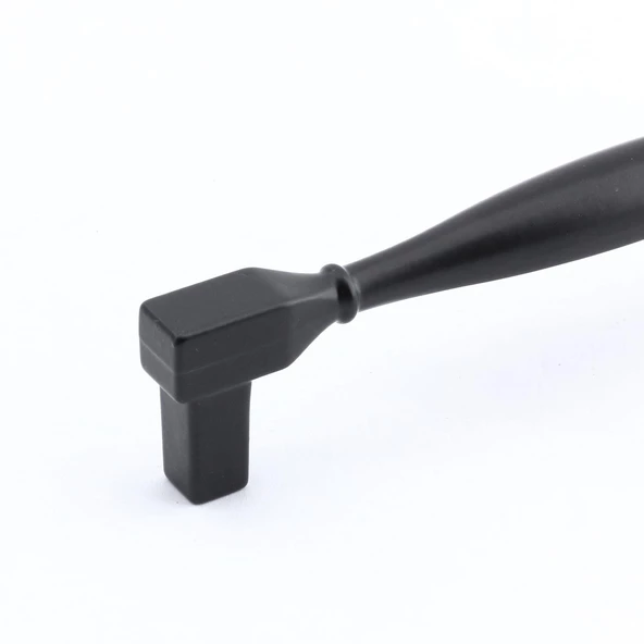 Kare Kulp Mobilya Mutfak Dolabı Çekmece Dolap Kulpları Kapak Kulpu Kulbu Siyah 128 Mm-12.8 Cm Metal - Resim 5