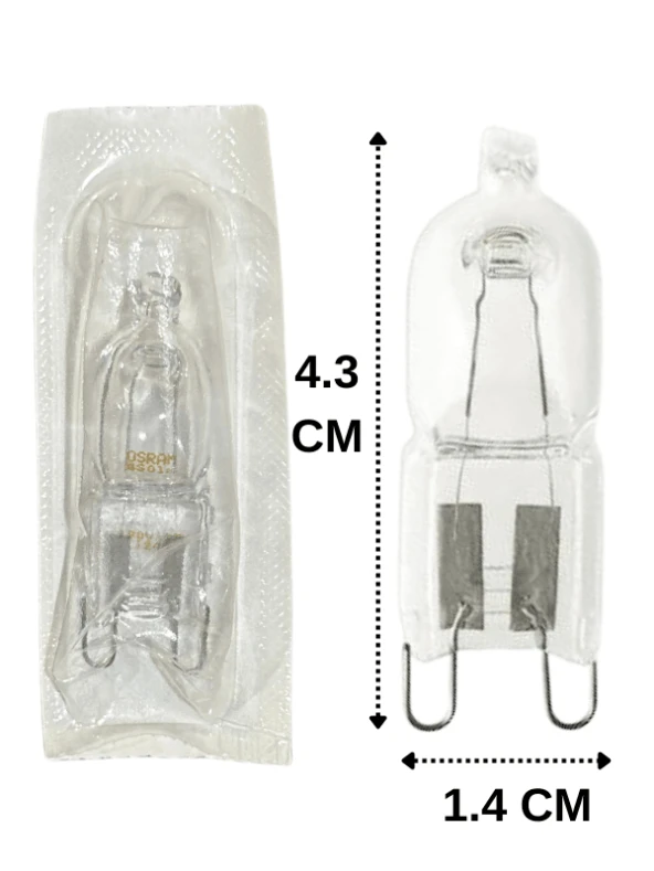 Osram Halopin Pro 35W (40W) 2800K (Sarı Işık) G9 Duylu Halojen Ampul (2 Adet) - 5