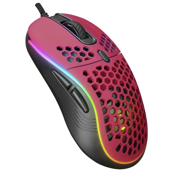 Rampage SMX-R85 GENTLE 6400dpi Kırmızı RGB Gaming