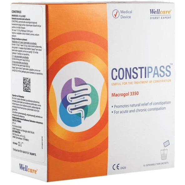 Wellcare Constipass 10 Şase X 3 ADET