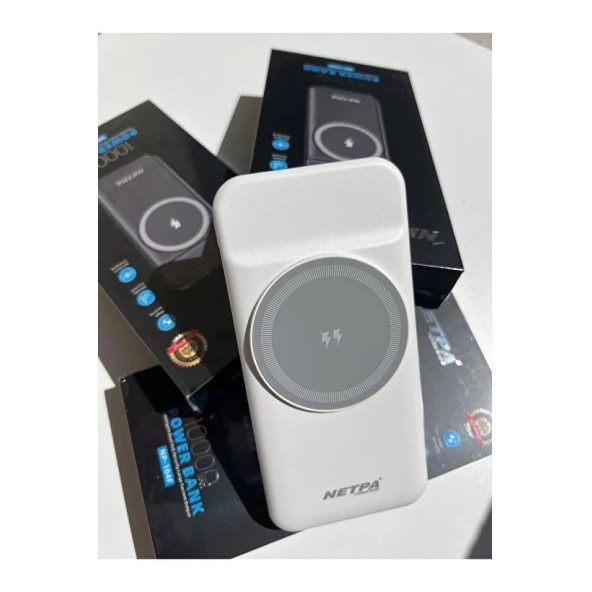 Netpa Premium Series Wıreless 10000 Mah 22.5 W Magsafe Power Bank NF 104F - 3