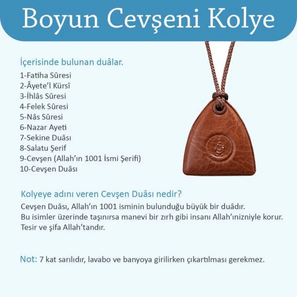Boyun Cevşeni - Siyah Renk - Resim 4