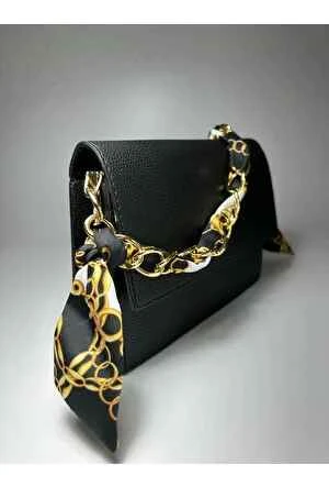 Bagorama KAJIN Kadın Suni Deri Fularlı Çapraz Askılı Omuz Çantası - 3