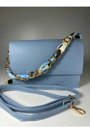 Bagorama KAJIN Kadın Suni Deri Fularlı Çapraz Askılı Omuz Çantası - 9