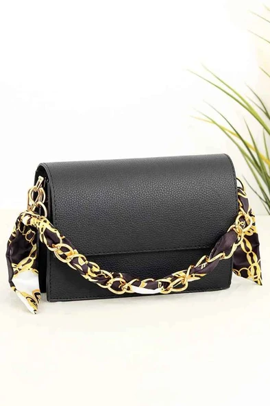 Bagorama KAJIN Kadın Suni Deri Fularlı Çapraz Askılı Omuz Çantası