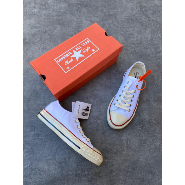 Converse Chuck Taylor All Star Beyaz Kısa Unisex Günlük Spor Ayakkabı M7652C