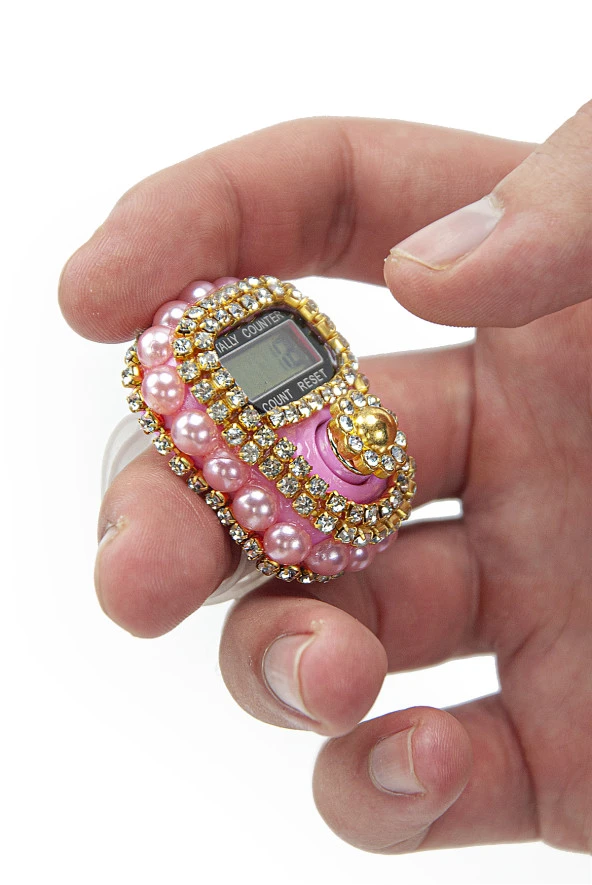 İnci Detaylı Taşlı Zikirmatik Pembe - Resim 2