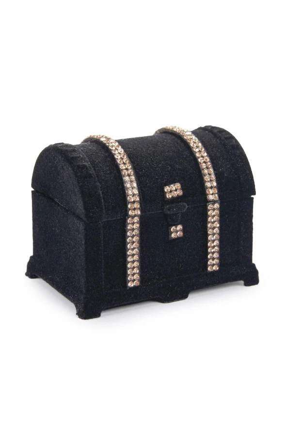 Sandıklı Kutuda İnci Tesbih ve Zikirmatik Seti Mevlüt Hediyesi Siyah - Resim 2