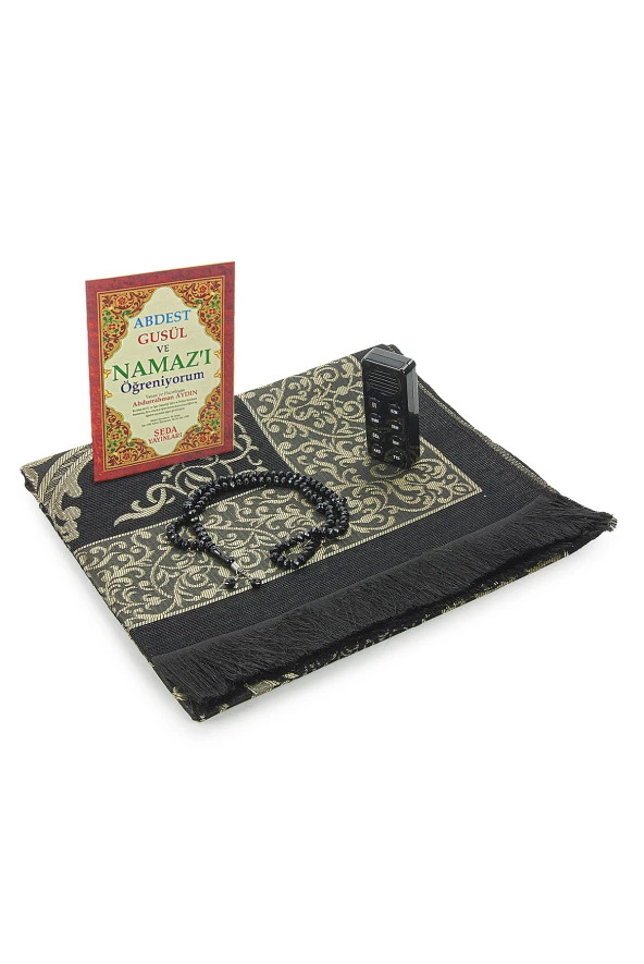 Namaz Kıldıran Cihaz - Siyah Renk - Kutulu - Tesbihli - Namaz Hocası Hediyeli - Resim 3