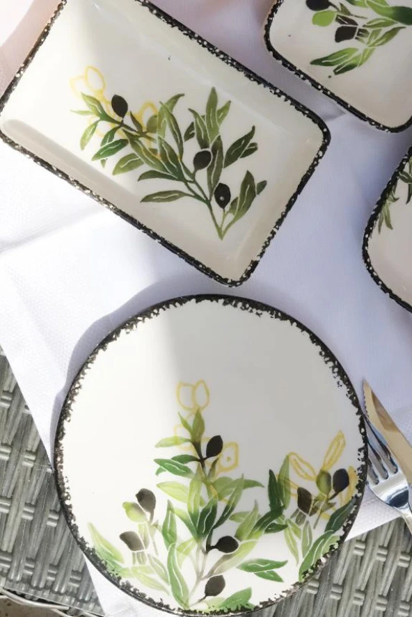 Olivia Imroz 5 Parça 2 Kişilik Kahvaltı Seti - 2