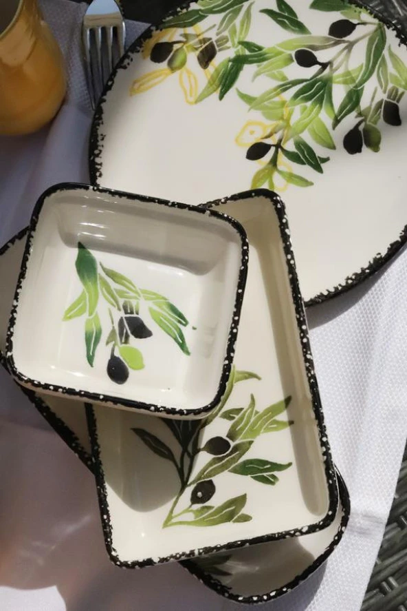 Olivia Imroz 5 Parça 2 Kişilik Kahvaltı Seti - 4