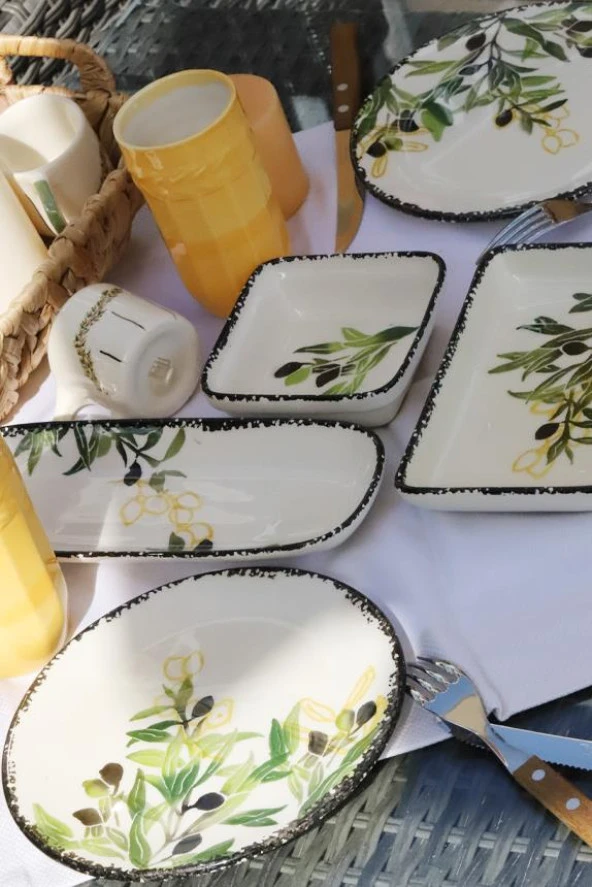 Olivia Imroz 5 Parça 2 Kişilik Kahvaltı Seti - 5