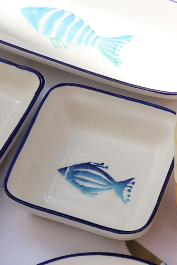 Fish Kaş 5 Parça 2 Kişilik Kahvaltı Seti - 7