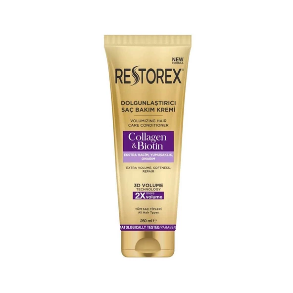 Restorex Collagen and Biotin Dolgunlaştırıcı Sıvı Saç Kremi 250ml