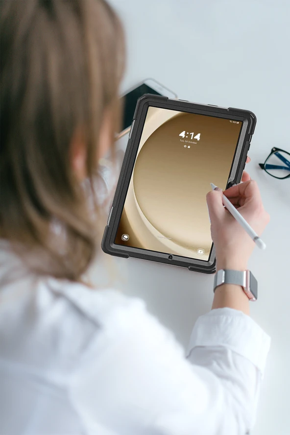 Galaxy Tab A9 Plus / A9 + Uyumlu Fuchsia Defender Tablet Kılıfı - Resim 4