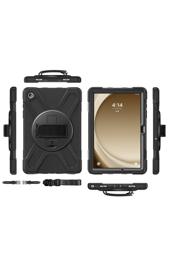 Galaxy Tab A9 Plus / A9 + Uyumlu Fuchsia Defender Tablet Kılıfı - Resim 6