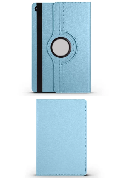 Galaxy Tab A9 Plus 11 inç  Uyumlu Fuchsia  Dönebilen Standlı Kılıf - Resim 10