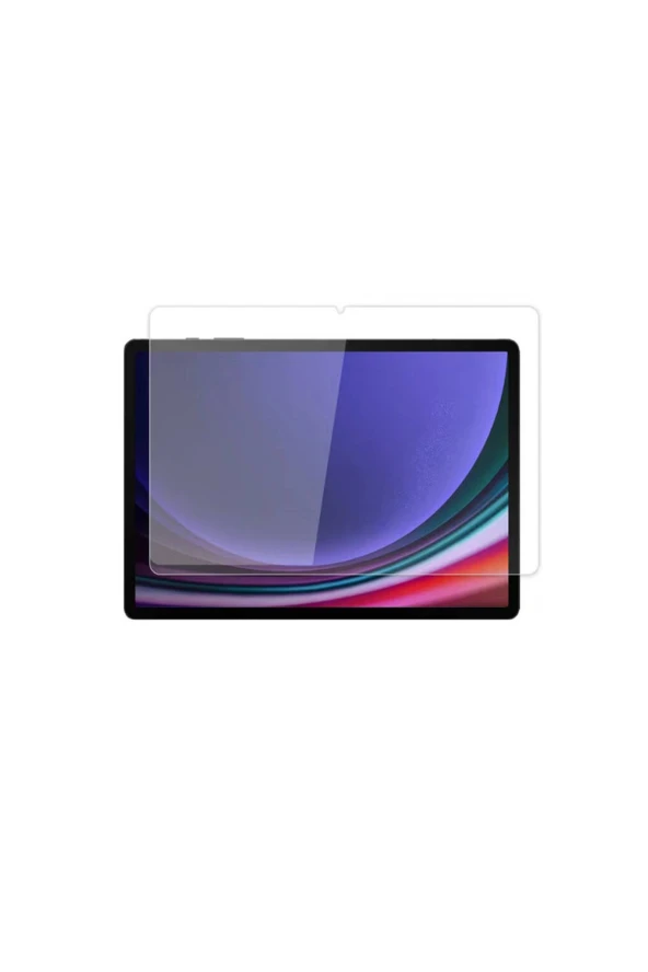 Galaxy Tab S9 11 inç Uyumlu Fuchsia Tablet Temperli Cam Ekran Koruyucu - Resim 2