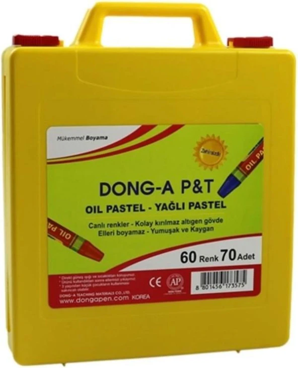 Dong-A 60 Renk Çantalı Yağlı Pastel Boya