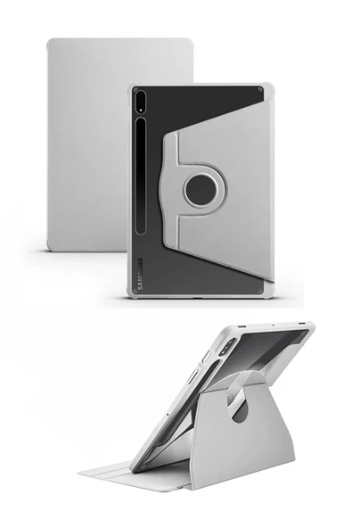 Galaxy Tab S9 FE Plus 12,4 inç Uyumlu Fuchsia Pino Tablet Kılıfı SM-X610NLGATUR - SM-X610NLIATUR - SM-X610NZAATUR - SM-X610NZSATUR - Resim 12