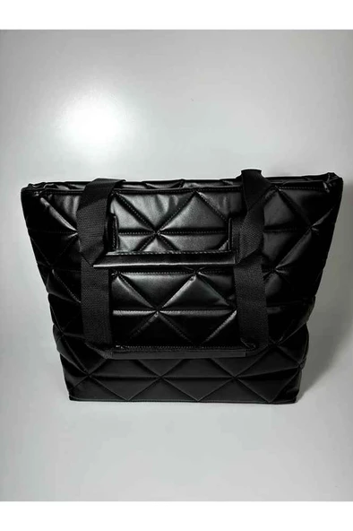 Bagorama FUNA Kadın Kapitoneli Geniş Omuz Çantası - 3