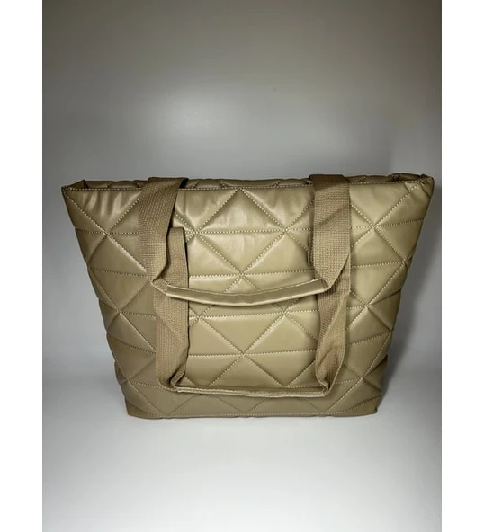 Bagorama FUNA Kadın Kapitoneli Geniş Omuz Çantası - 6