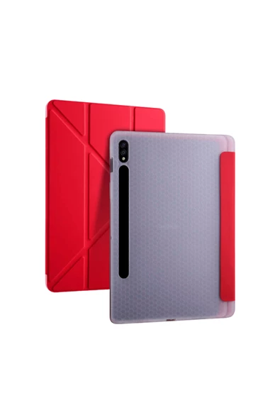 Galaxy Tab S9  FE 10.9 inç Uyumlu Kalem Bölmeli Tablet Kılıf  SM-X510NLGATUR-SM-X510NLIATUR-SM-X510NZAATUR-SM-X510NZSATUR - 10