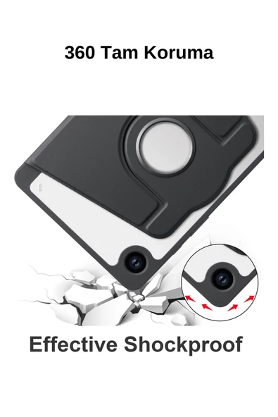 Samsung Galaxy Tab A9 Plus 2023  11 inç Uyumlu SM-X210/SM-216/SM-X218 Fuchsia Akıllı Tablet Kılıfı - Resim 4