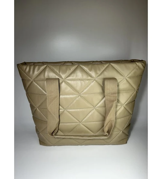 Bagorama FUNA Kadın Kapitoneli Geniş Omuz Çantası - 4