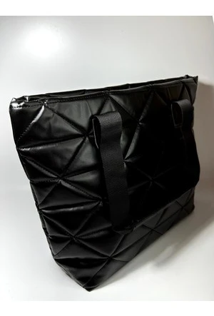 Bagorama FUNA Kadın Kapitoneli Geniş Omuz Çantası - 2