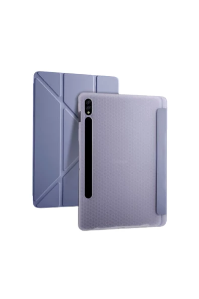 Galaxy Tab S9  FE 10.9 inç Uyumlu Kalem Bölmeli Tablet Kılıf  SM-X510NLGATUR-SM-X510NLIATUR-SM-X510NZAATUR-SM-X510NZSATUR - 5