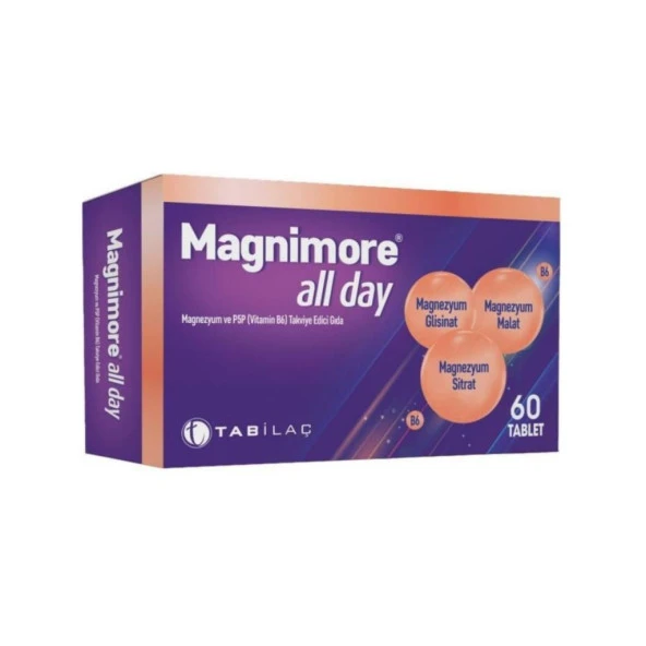 Magnimore All Day 60 Tablet ürün görseli 1
