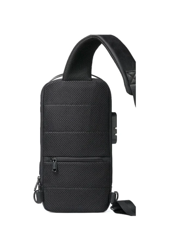 Pasifix 9530 Usb Sarj Portlu Ve Kilitli Omuz ve Göğüs Çantası - 8