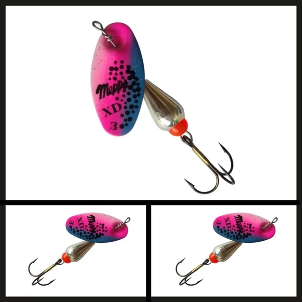 Uyguna-Yakala Gümüş/gökkuşağı No:1  Mepps Xd-KAŞ.336 ürün görseli