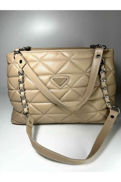 Bagorama BENCH Kadın Kapitone Desen El, Kol ve Omuz Çantası - 5