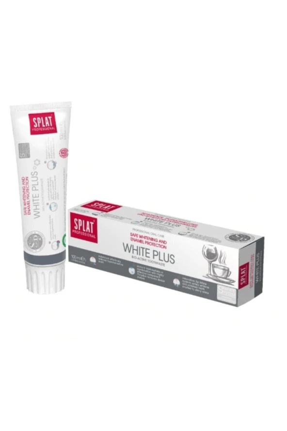 İhtiyaç Sepeti Splat Mac White Plus Beyazlatıcı Diş Macunu 100ml