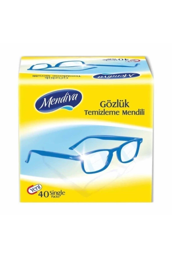 Mendiva Gözlük Temizleme Mendili 40'lı