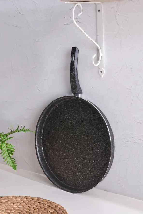 Krep Tava 28 Cm Granit Pankek Pizza Tavası - Resim 2